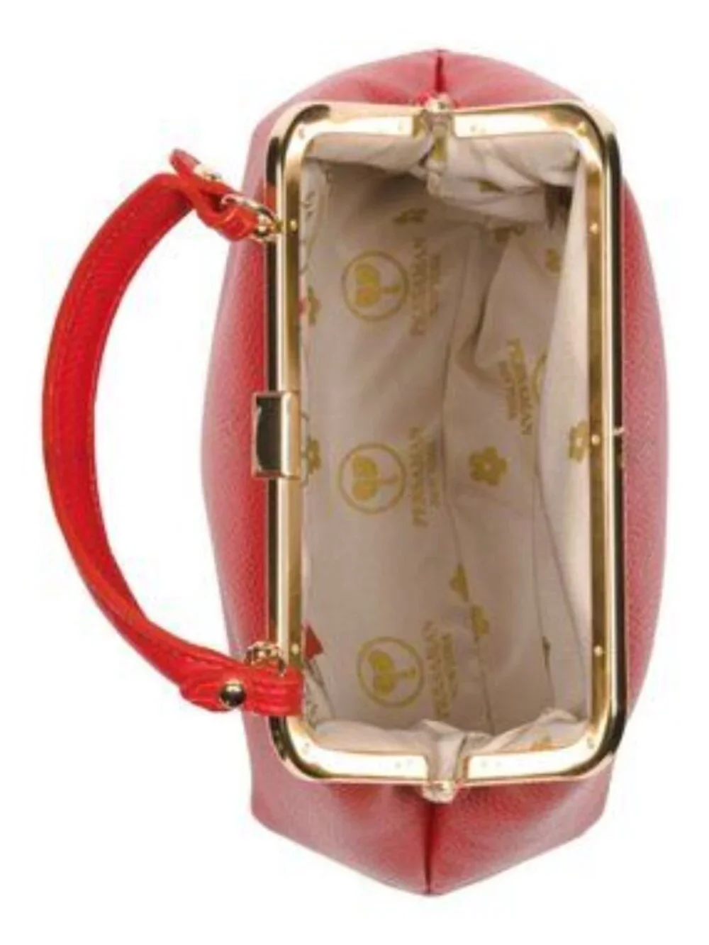 PERSAMAN NEW YORK Made In Italy Leather Clasp Satchel